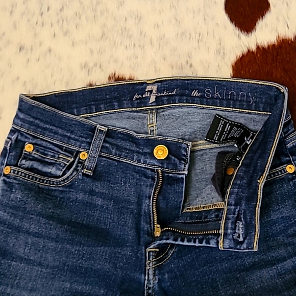 7 For All Mankind "The Skinny" Style Skinny Jeans - Picture 6 of 7